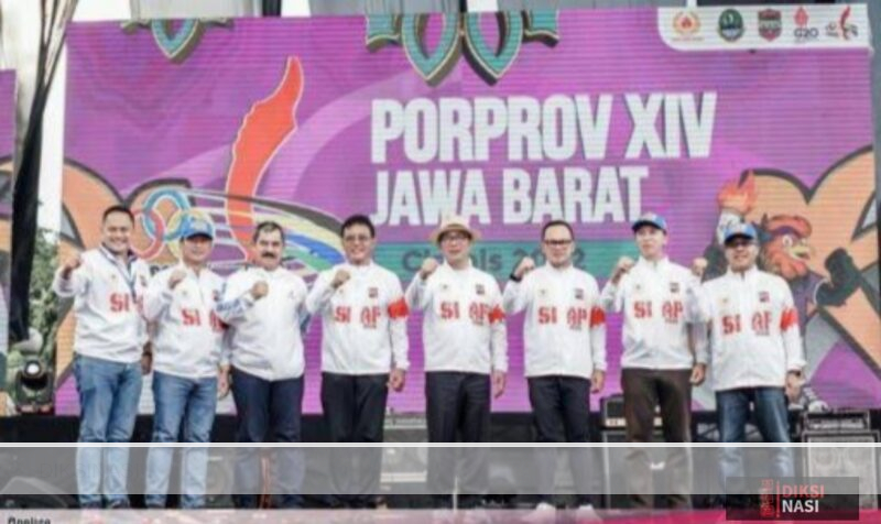 Penutupan Porprov XIV Jabar Resmi Ditutup Gubernur Jawa Barat (Jabar) Ridwan Kamil. Foto : Wisnu Wicaksono