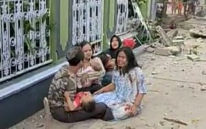 Tangkapan Layar Video Paska Gempa Bumi Cianjur. Dok : Diksinasi