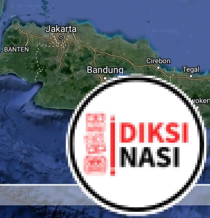 Guncangan gempa Garut M 6,1 mengakibatkan sejumlah rumah rusak. Bupati Garut Imbau masyarakat tetap tenang. Foto : Peta wilayah Jawa Barat.