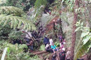 Kecelakaan maut telah terjadi di Jalan Raya Sarangan, Magetan, Jawa Timur (Jatim) Minggu (4/12/2022) Siang. 