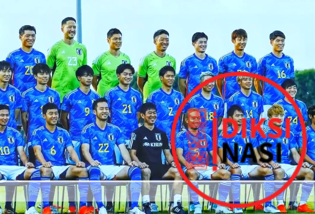 Tim Samurai Biru Jepang berhasil merajai Grup E Piala Dunia 2022 Qatar dan melaju ke babak 16 Besar. Foto : Tim sepakbola Jepang. Sumber : Facebook