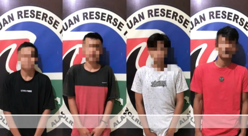 Lagi Asyik Hisap Ganja, 3 Remaja diciduk, Satunya Pengedar