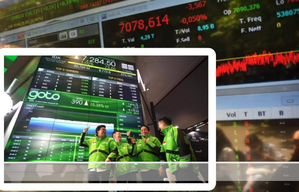 Saham PT GoTo yang merupakan kolaborasi antara Gojek dan Tokopedia merosot tajam beberapa waktu ini. Kinerja saham GoTo tertekan bahkan sempat berada di bawah Rp100 per saham