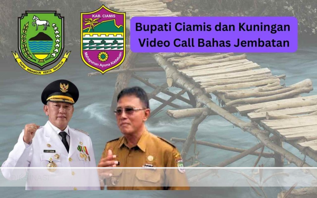 Bupati Ciamis dan Kuningan Video Call Bahas Jembatan