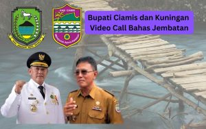 Bupati Ciamis dan Kuningan Video Call Bahas Jembatan