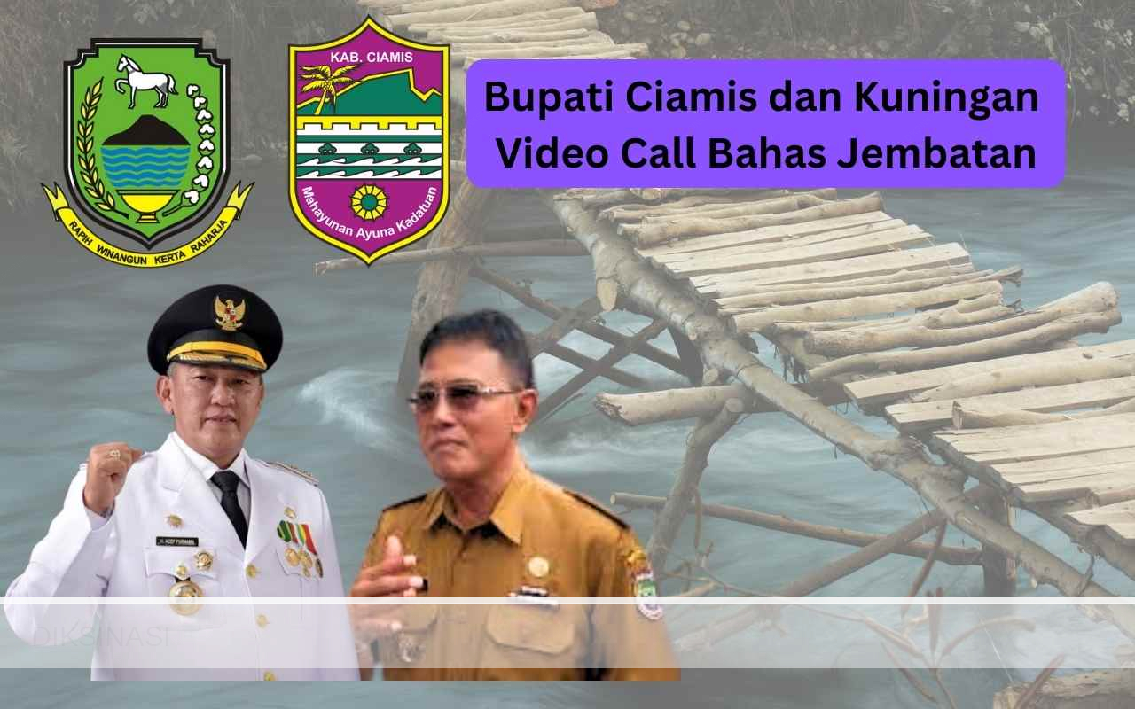 Bupati Ciamis dan Kuningan Video Call Bahas Jembatan