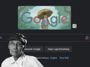Sapardi Djoko Damono Rayakan Ulang Tahun jadi Doodle Google
