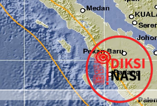 Gempa Bumi Goncang Ranah Minang, Ngarai Sianok Longsor Gambar BMKG