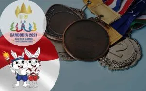 Tambah 3 Emas, Indonesia Runner Up Sea Games Kamboja 2023