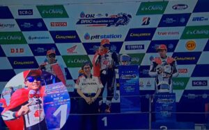 Decksa Almer Alfarezel Unjuk Gigi di Honda Thailand Talent Cup