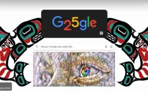 Doodle Google Rayakan 25 Tahun di Blantika Mesin Pencari