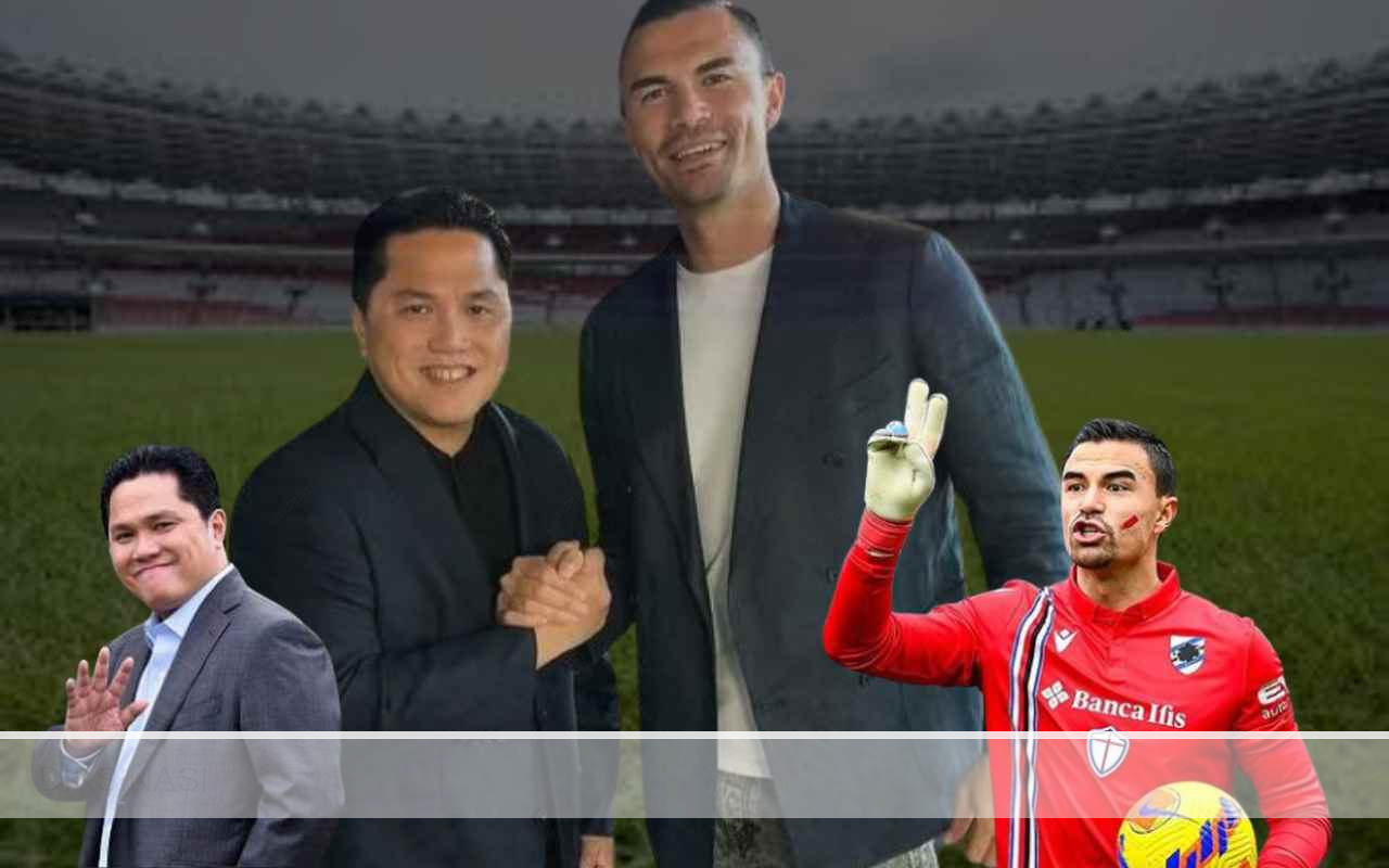 Emil Audero Berfoto dengan Erick Tohir: Sebentar Lagi Naturalisasi