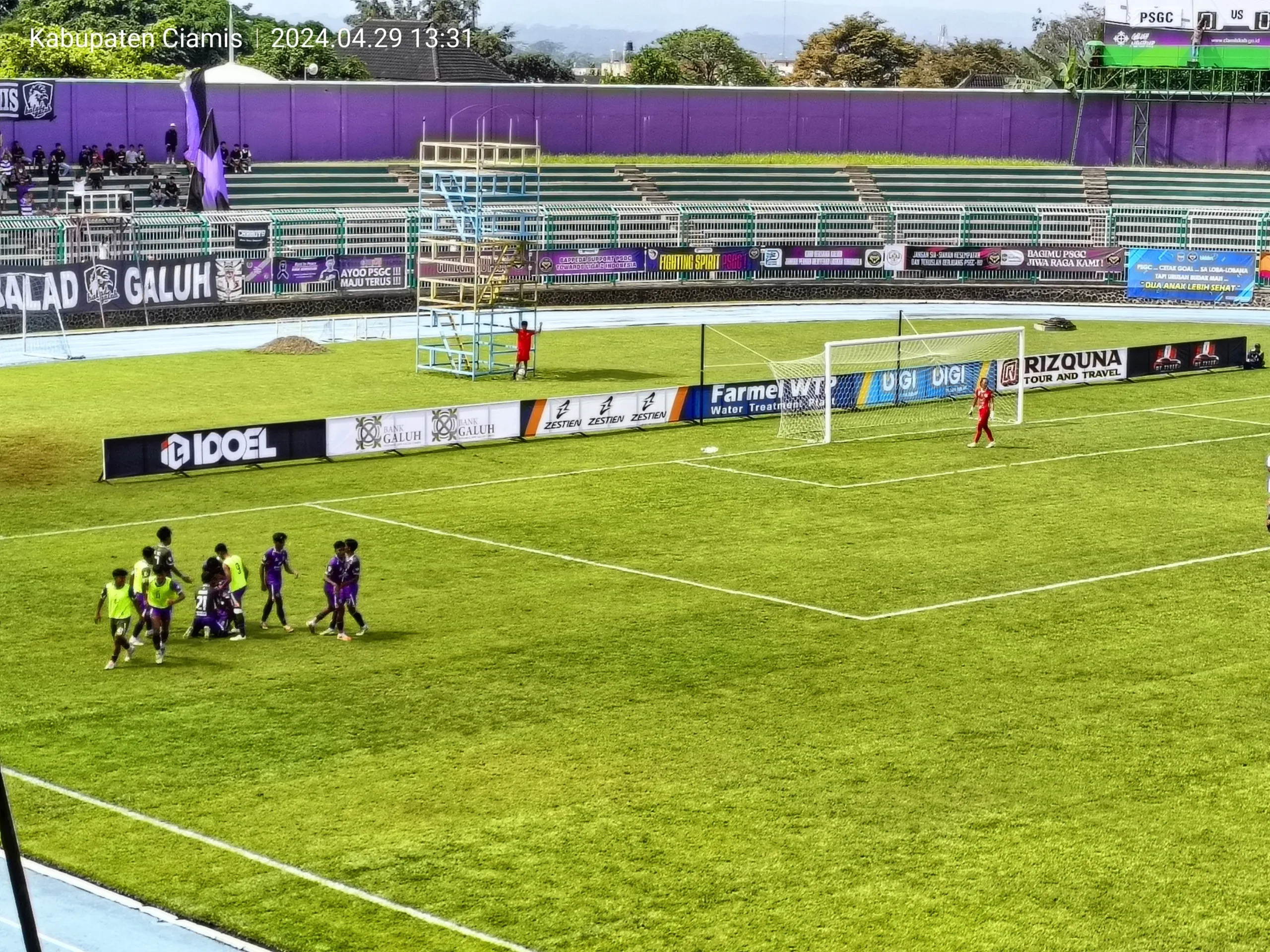 Perayaan Gol Pertama PSGC Vs Persitara