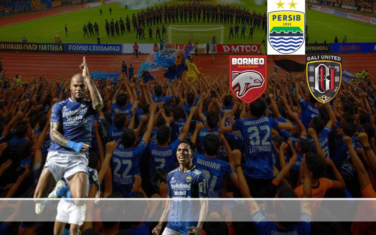 Persib Bandung Hempaskan Borneo FC, Siap Tantang Bali United