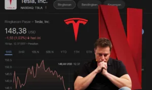 Wallstreet Bergejolak, Saham Tesla Hari Ini Terpuruk, Netflix Anjlok