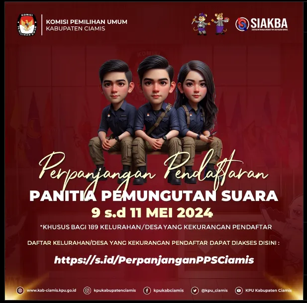 Cuplikan layar https://www.instagram.com/kpukabupatenciamis/ Cuplikan layar https://www.instagram.com/kpukabupatenciamis/