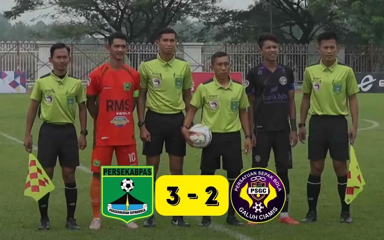 Persekabpas Pasuruan VS PSGC Ciamis Laga Intens Penuh Tensi