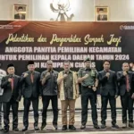 Persiapan Pilkada Ciamis 2024 KPU Lantik 135 Anggota PPK