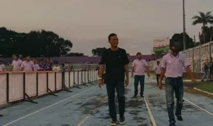 Victory Lap PSGC Ciamis Bersama Herdiat Sambangi Suporter