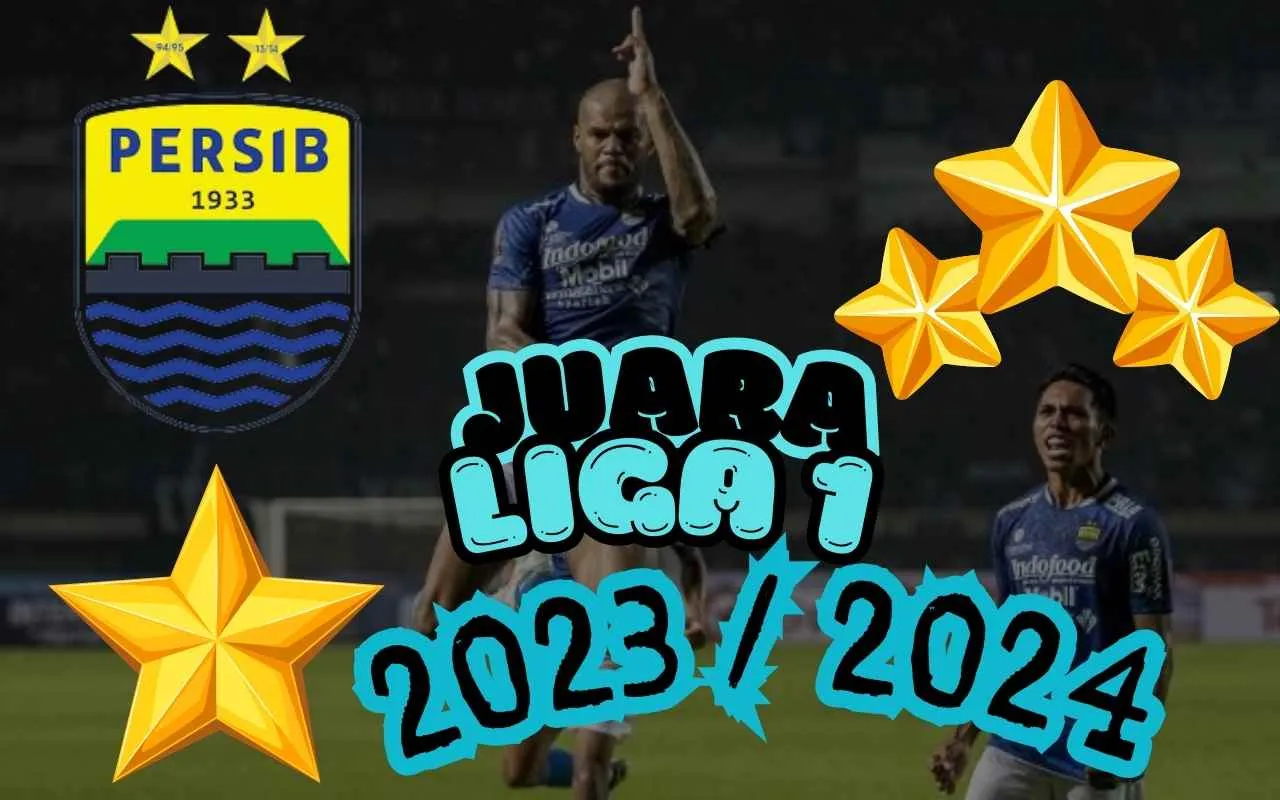 Persib Juara Liga I 2024 Raih Bintang Ketiga Lumat Madura United