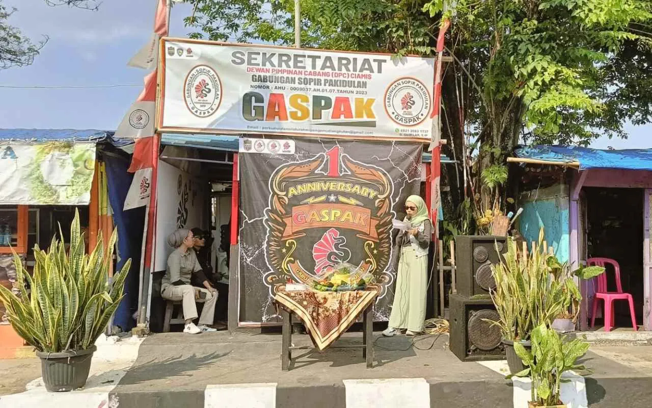 Gaspak Rayakan Hari Jadi Rangkul Sopir Jalur Pakidulan