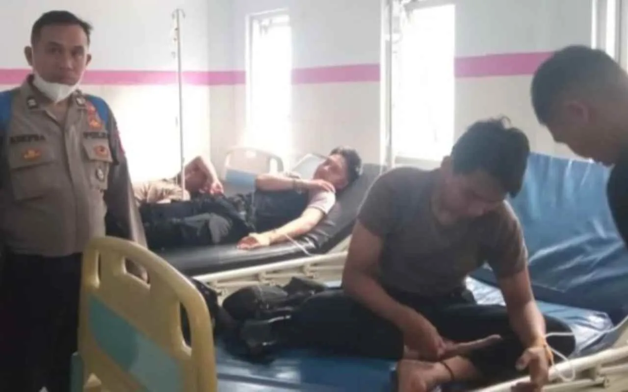 Keracunan Bendungan Leuwikeris Hebohkan Jagat Maya. Gambar Tangkap Layar Aplikasi X