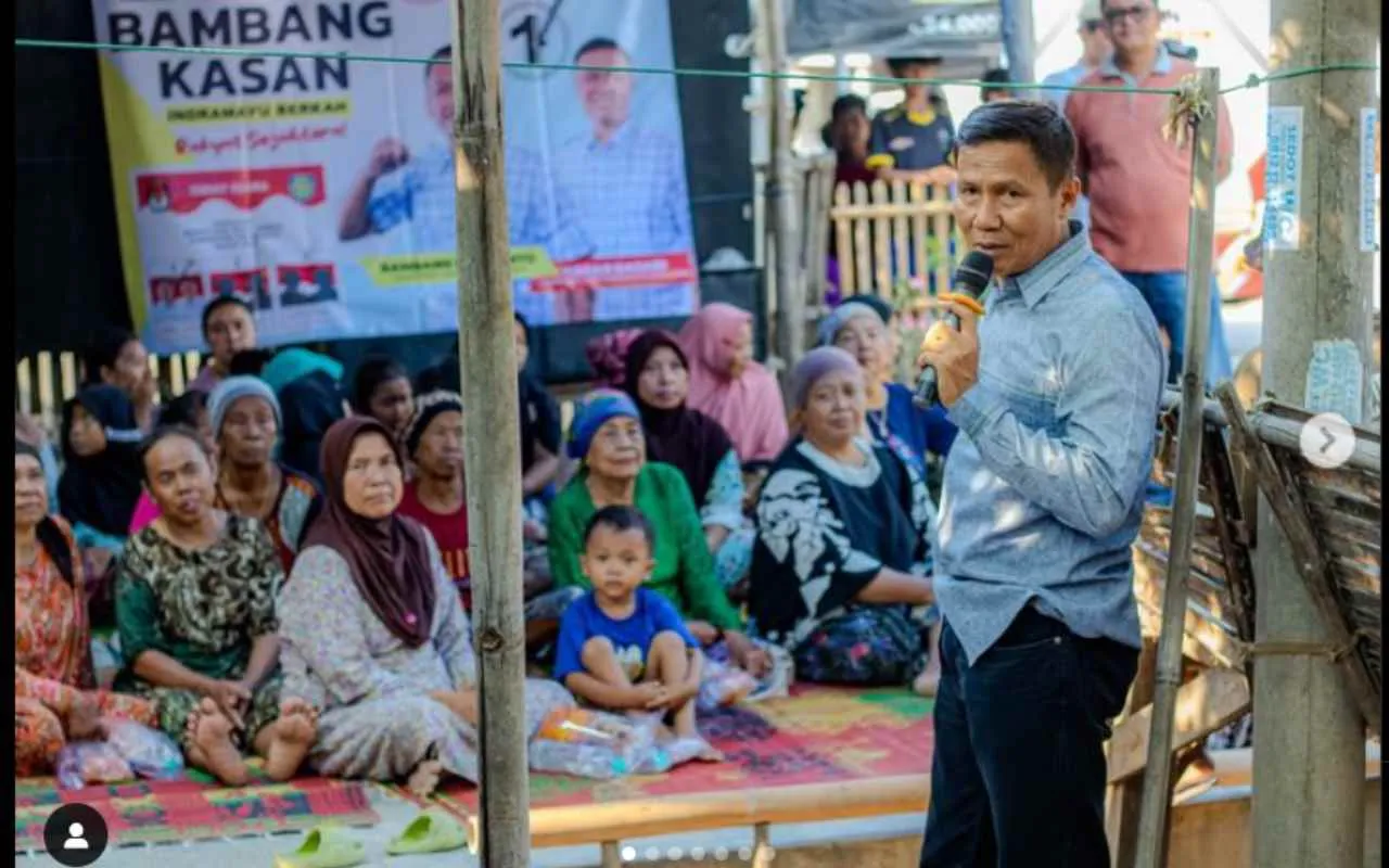 Mbah Carli, Seniman Legend Dermayu Dikunjungi Kasan Basari