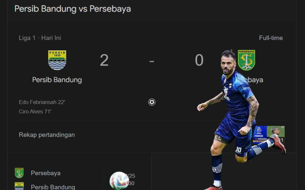 Persib Bandung Menang 2-0, Bobotoh Cemas Kondisi Tyronne