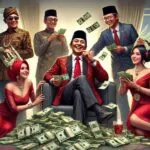 Korupsi Dana Desa, Kades Kedungbokor Biayai LC dan Foya-foya. Gambar Ilustrasi AI