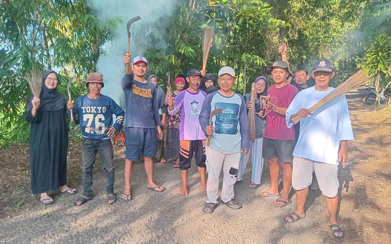 Kadus Kadubengkung Lumbung, Kerahkan Massa Kerja Bakti