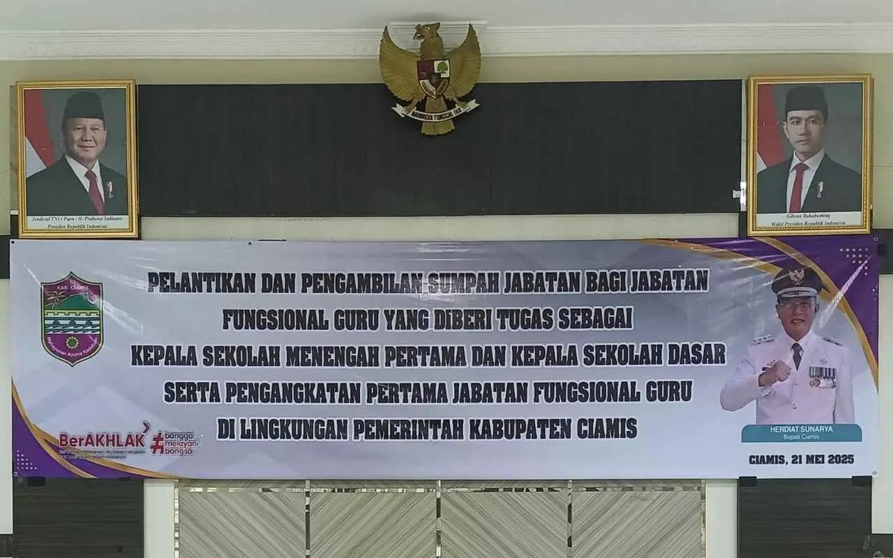 Pelantikan Kepala Sekolah Ciamis, Herdiat: Tunjangan Timpang!