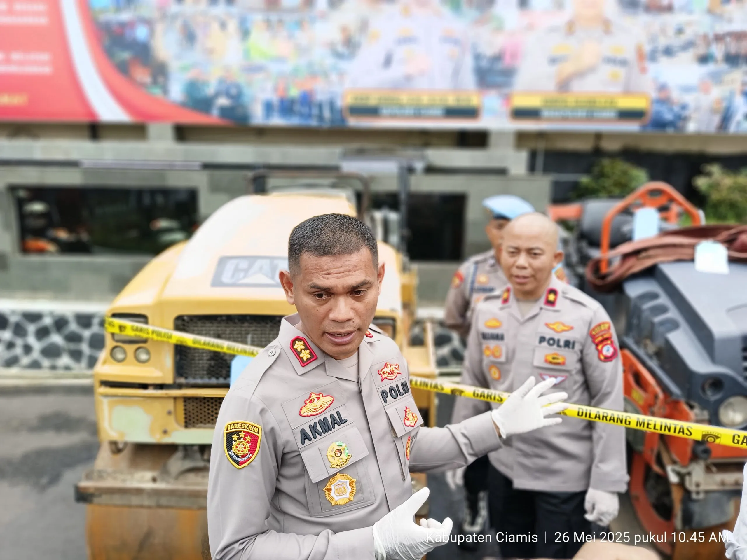 Pencurian Alat Berat di Ciamis Sasar Proyek, Libatkan Oknum TNI