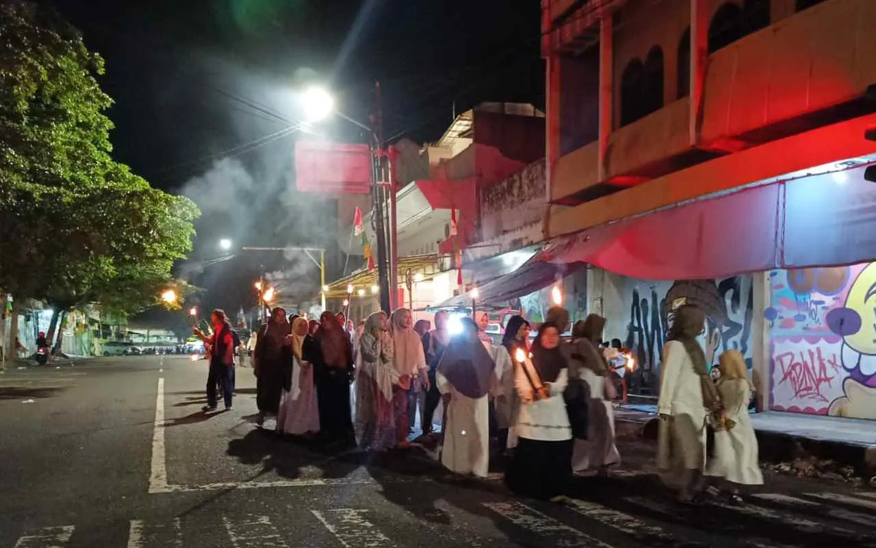 Pawai Obor 1 Muharram, Ciamis Kota Semarak dengan Nyala