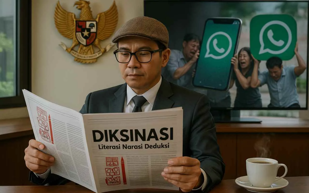 Diskominfo Ciamis Sebut Ikon Tiga Garis Bukan Celah Hacker. Gambar ilustrasi