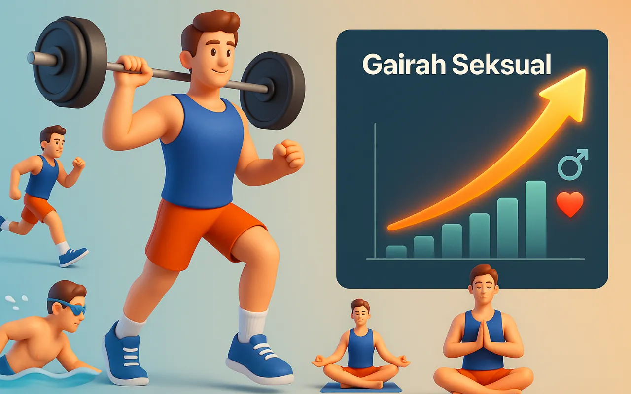 Olahraga Terbukti Bisa Meningkatkan Gairah Seksualitas Pada Pria. Gambar Ilustrasi
