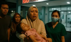 Balita Umur 4 Tahun di Sukabumi Meninggal karena Cacingan.Gambar Ilustrasi