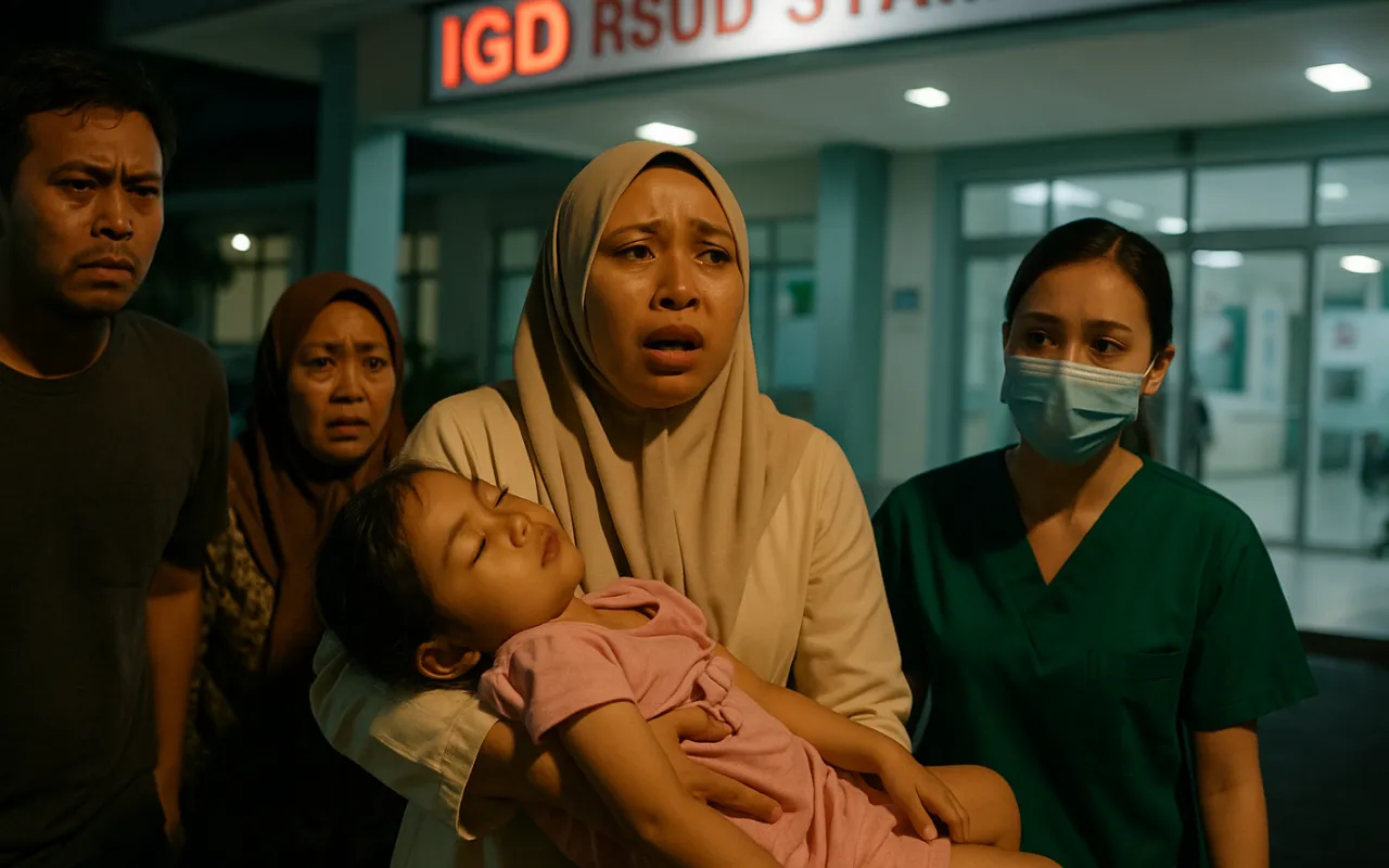 Balita Umur 4 Tahun di Sukabumi Meninggal karena Cacingan.Gambar Ilustrasi