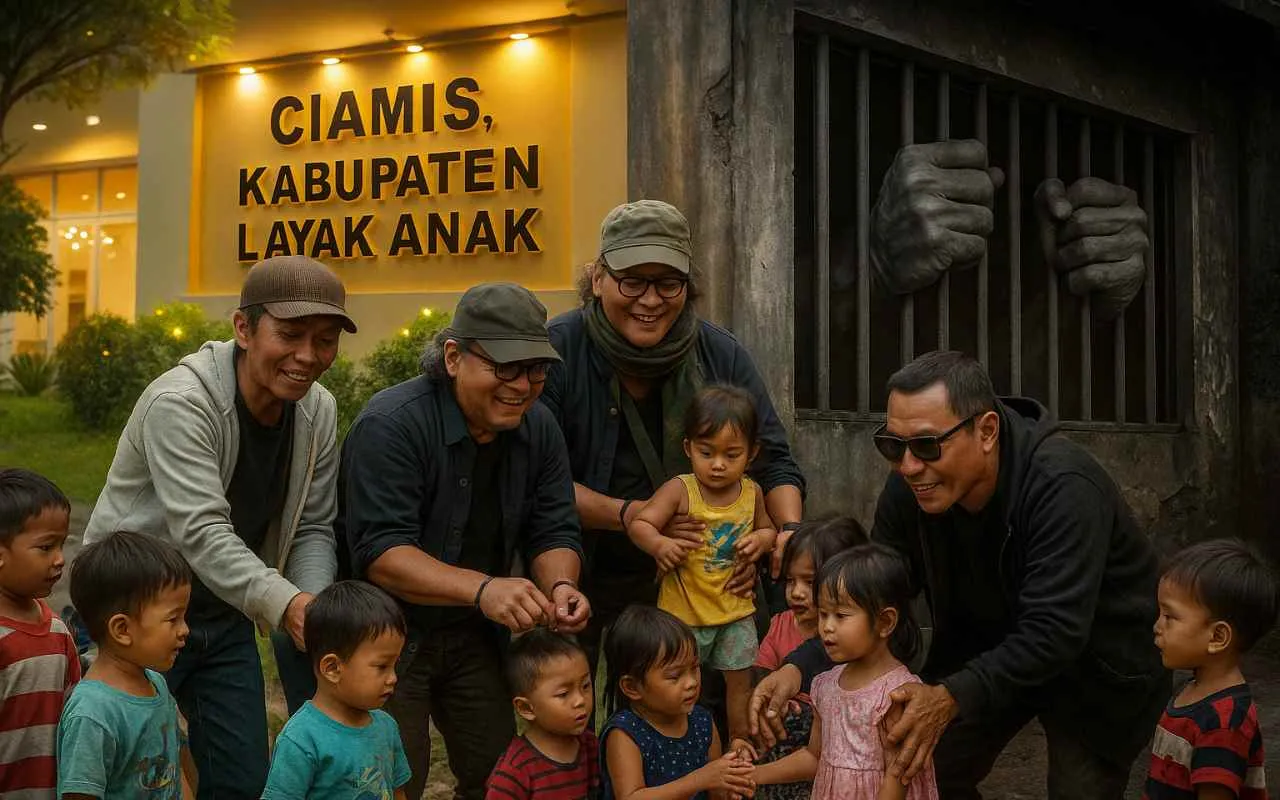 Kabupaten Layak Anak Ciamis, Paradoks Realitas di Lapangan. Gambar ilustrasi