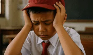 Penurunan Kesehatan Mental Anak, Melonjak hingga 30 persen. Gambar Ilustrasi