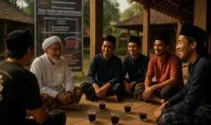 Sambil Ngaji Nyuruput Kopi, Ngobrol Perkara Iman, Islam, Ihsan. Gambar ilustrasi