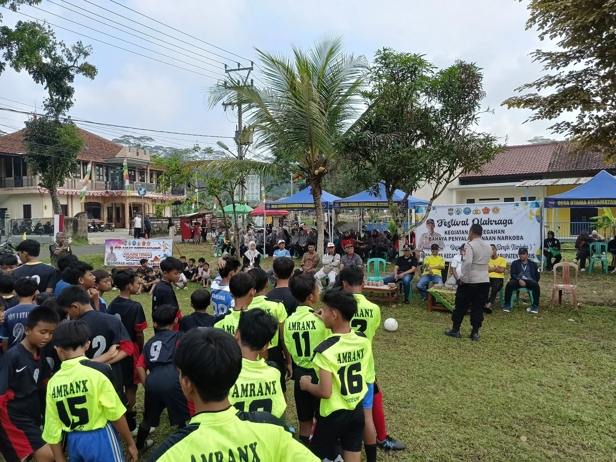HUT ke-80 RI Desa Utama, Festival Olahraga dan Anti Narkoba